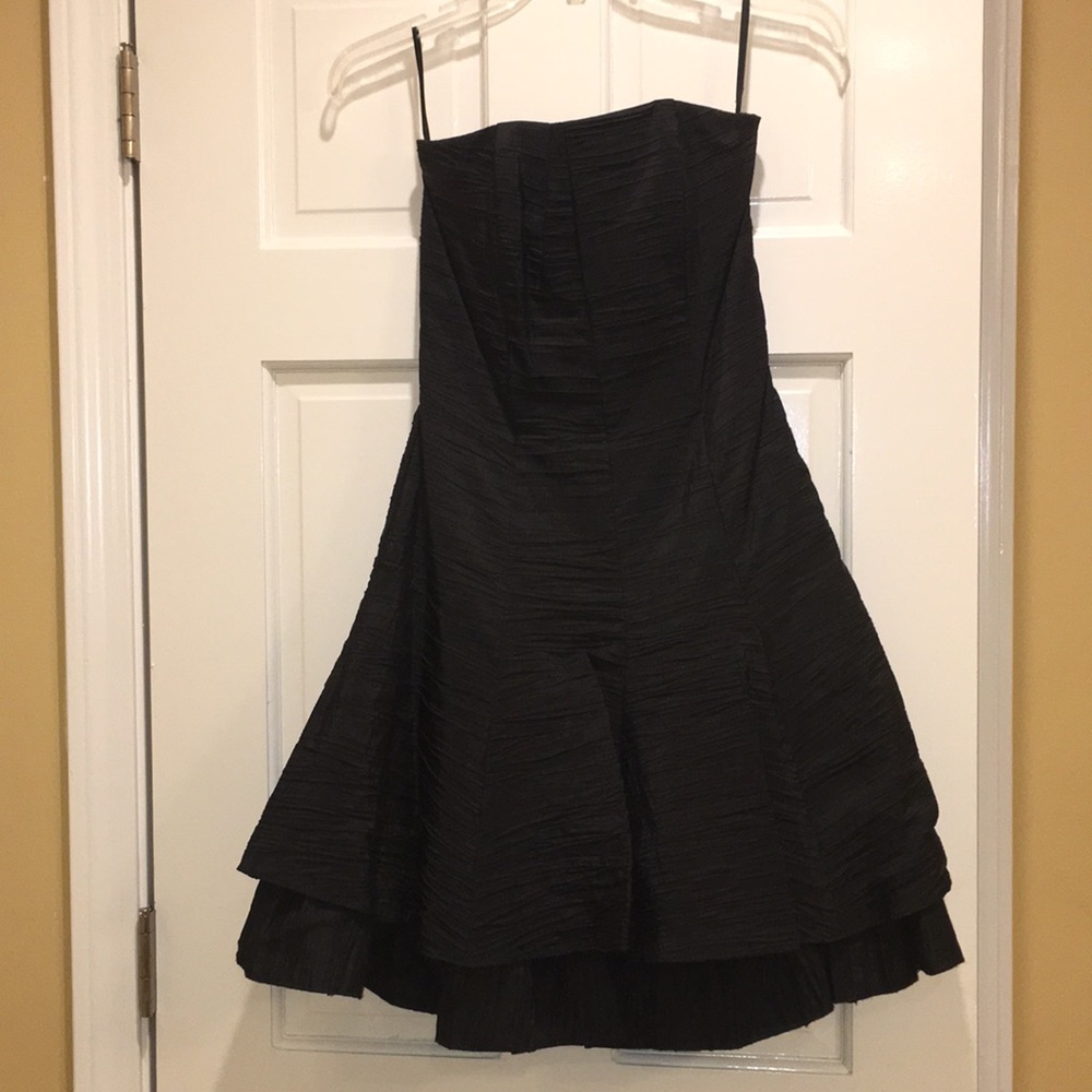 Strapless Jessica McClintock dress